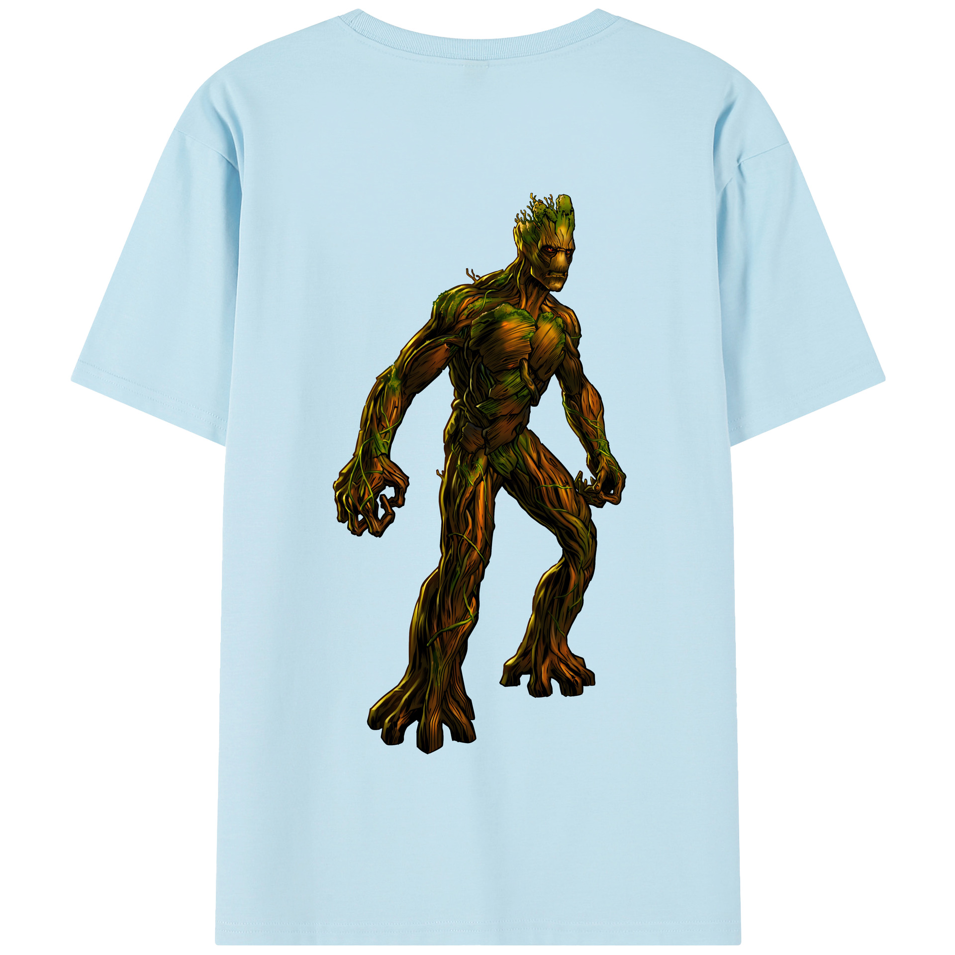 （画像用） アベンジャーズ The Avengers 綿100％半袖Tシャツ（背面プリント）